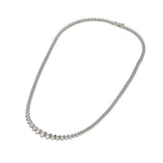 שרשרת טניס לשיבוץ - קולייר מדורג - 3 שיניים