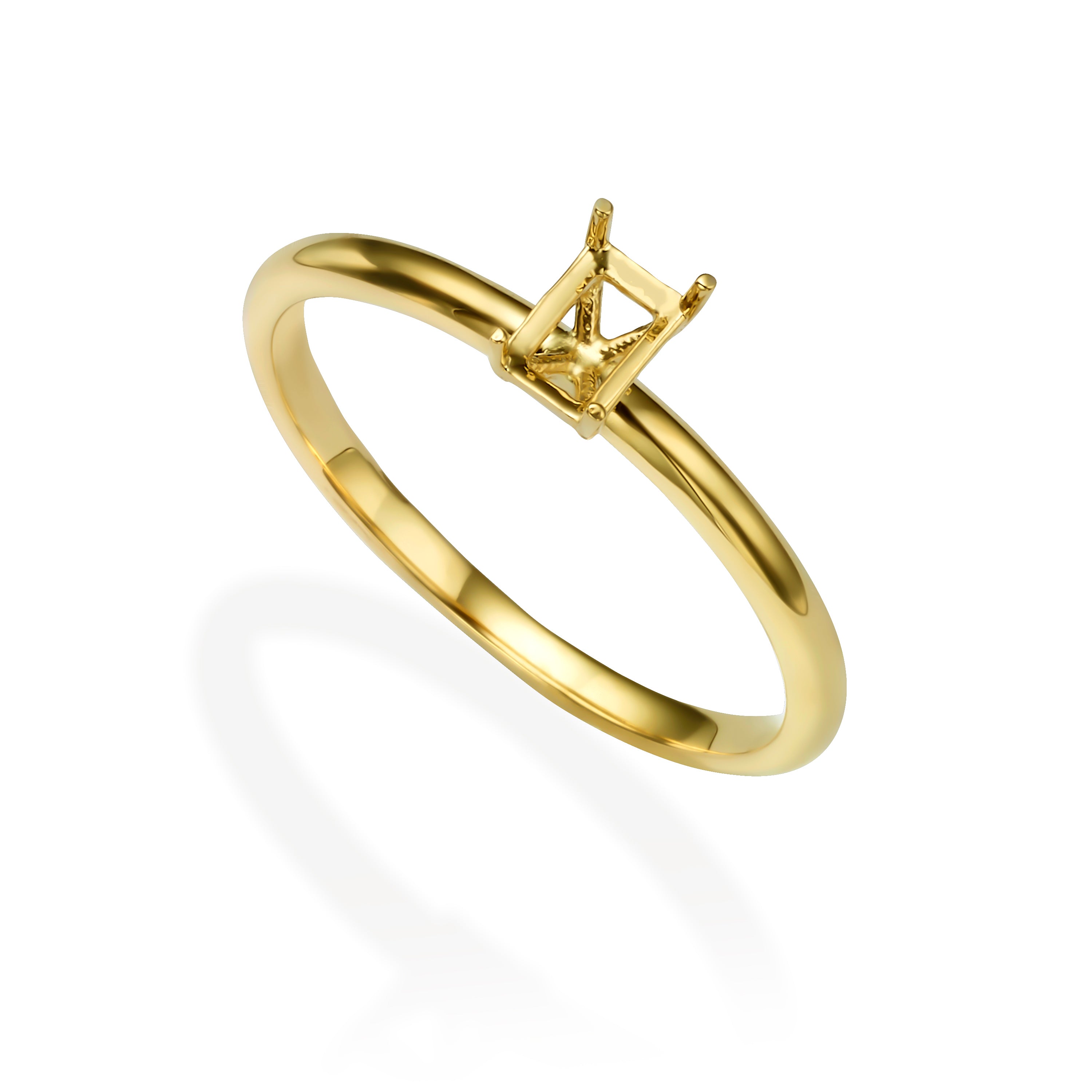 טבעת לשיבוץ אמרלד