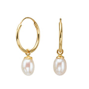 עגיל ילדות תלוי פנינה דריה