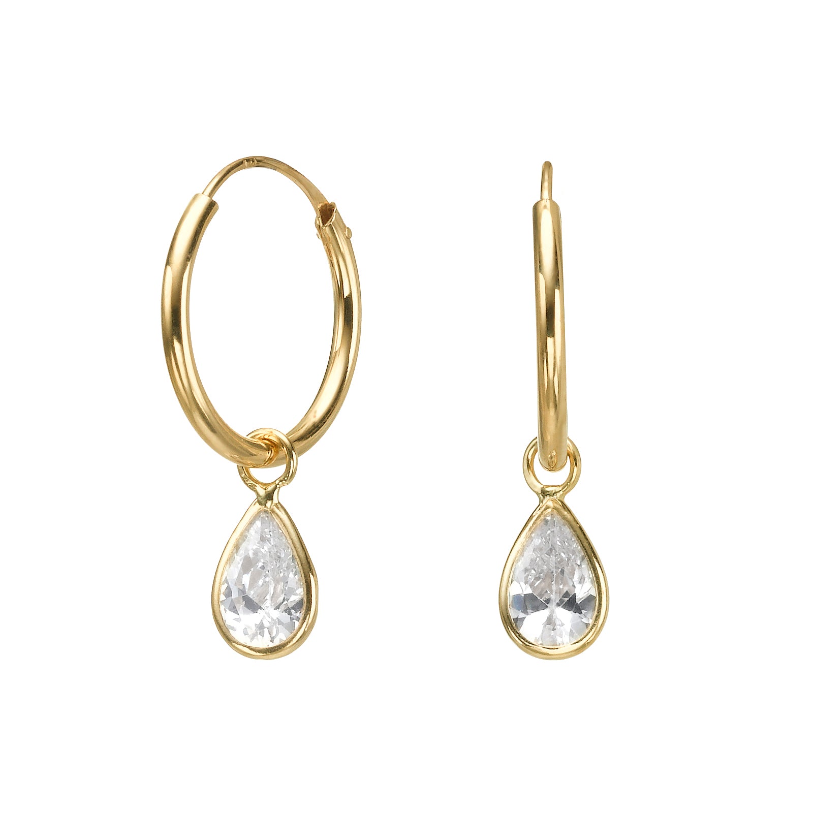 עגיל ילדות תלוי טיפה נויה