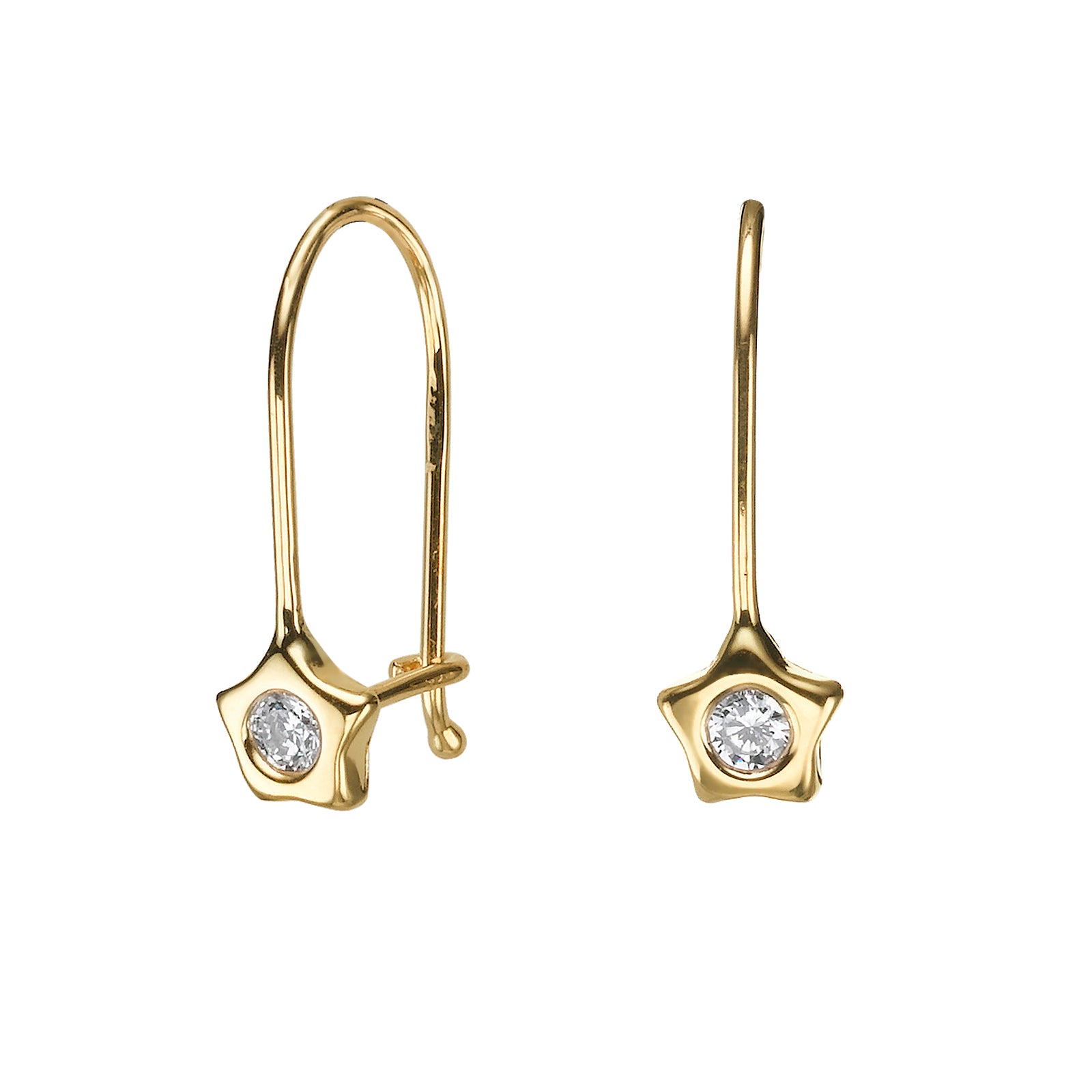 עגיל ילדות תלוי כוכב פלוטו