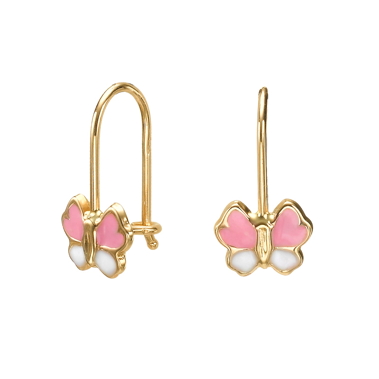 עגיל ילדות תלוי פרפר גילה