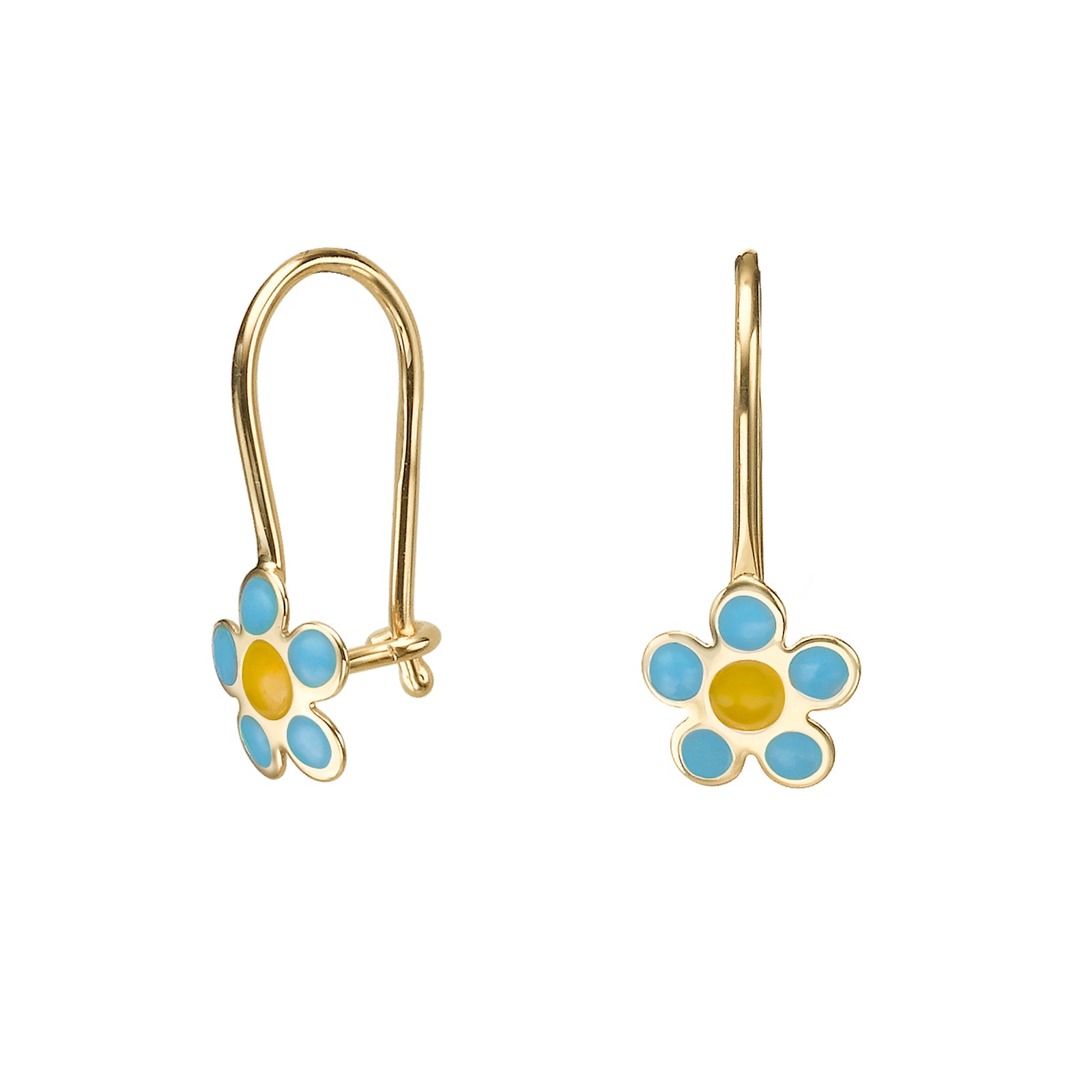 עגיל ילדות תלוי פרח סייאה