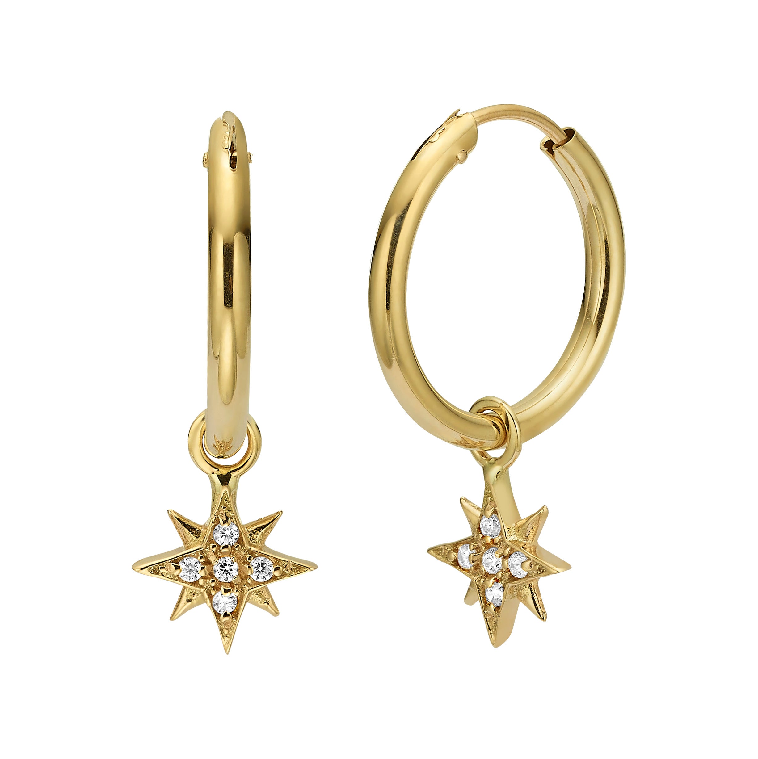 עגיל ילדות תלוי פרפר עדין