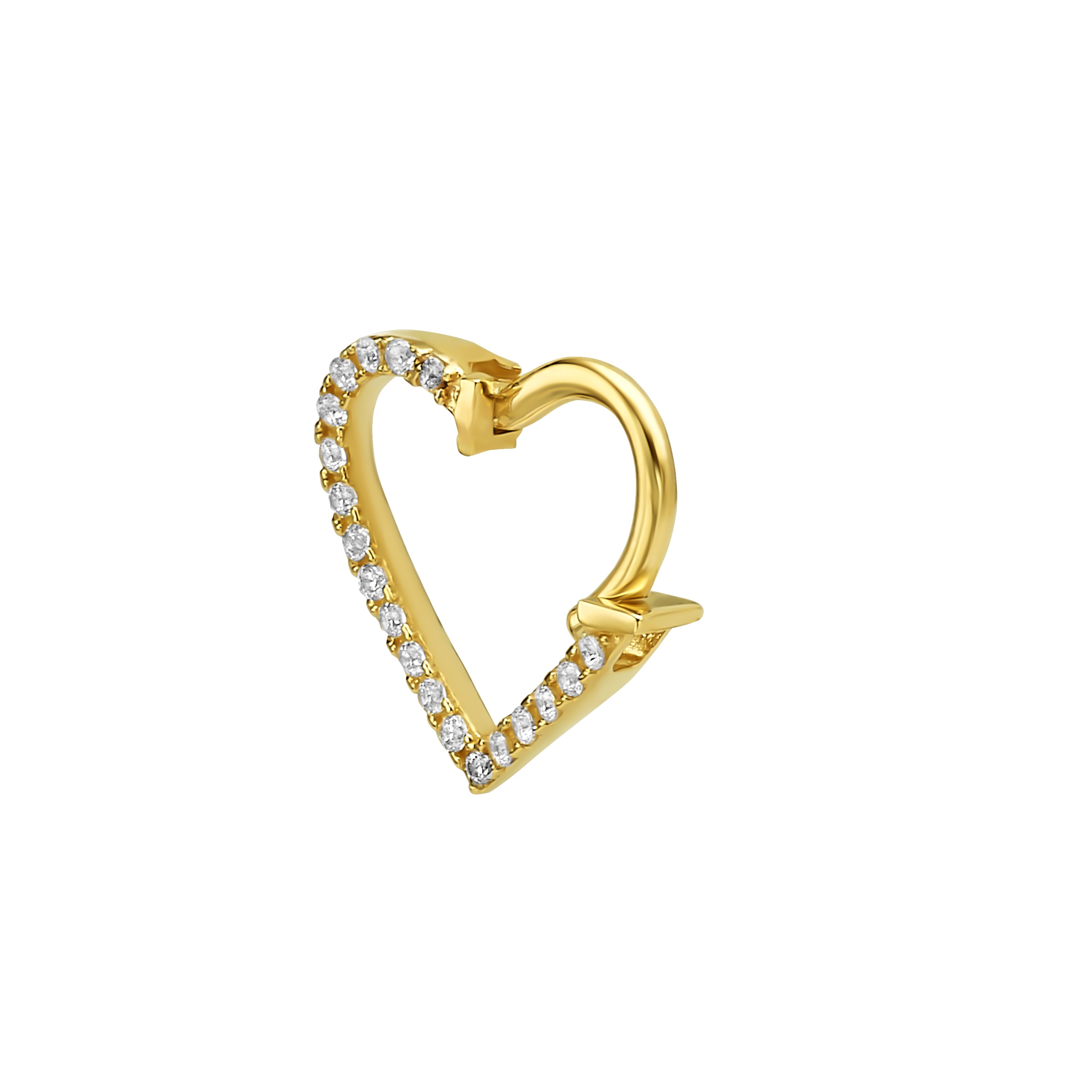 פירסינג חישוק לב